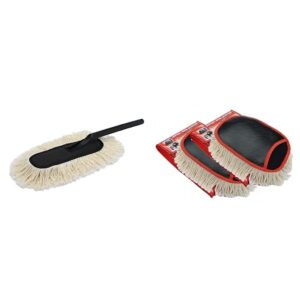 Waterless Cleaning Made Easy: Jopasu Car Duster Brush with Wax-Treated Strands