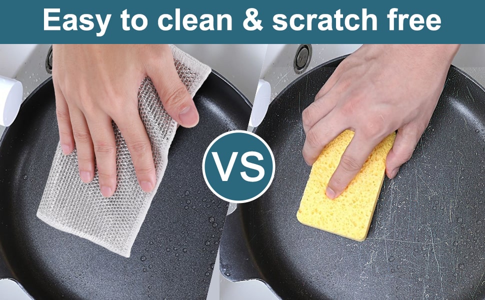 Proxism Non-Scratch Dish Wash Cloth